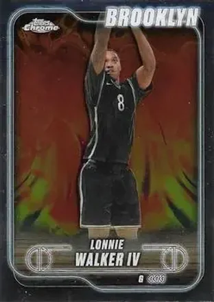 2024-25 Topps Chrome #180 - Lonnie Walker IV - Brooklyn Nets 2024-25 Topps Chrome #180 - Lonnie Walker IV - Brooklyn Nets