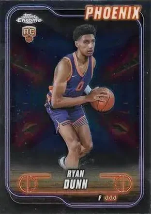 2024-25 Topps Chrome #182 - Ryan Dunn - Phoenix Suns