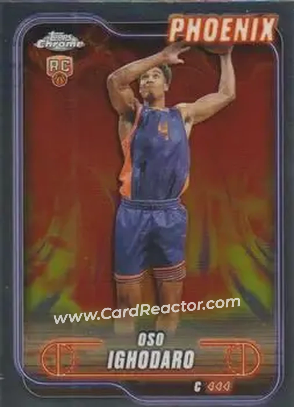 2024-25 Topps Chrome #184 - Oso Ighodaro - Phoenix Suns - Front