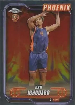 2024-25 Topps Chrome #184 - Oso Ighodaro - Phoenix Suns 2024-25 Topps Chrome #184 - Oso Ighodaro - Phoenix Suns