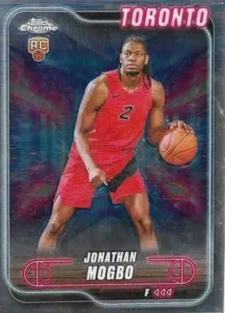 2024-25 Topps Chrome #194 - Jonathan Mogbo - Toronto Raptors 2024-25 Topps Chrome #194 - Jonathan Mogbo - Toronto Raptors