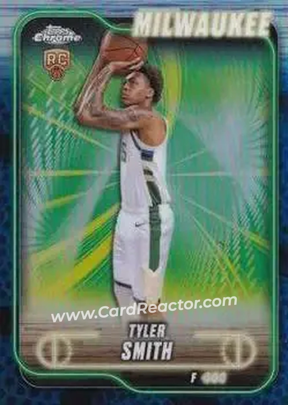 2024-25 Topps Chrome #196 - Tyler Smith - Milwaukee Bucks - Front