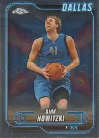 2024-25 Topps Chrome #197 - Dirk Nowitzki - Dallas Mavericks