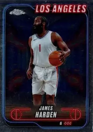 2024-25 Topps Chrome #198 - James Harden - Los Angeles Clippers