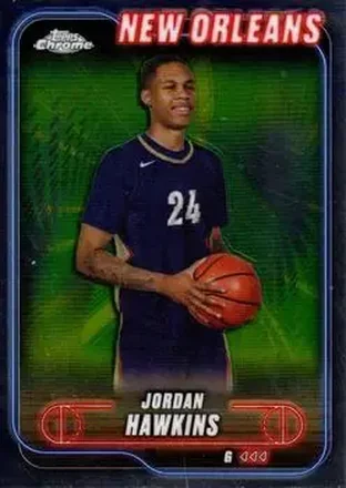 2024-25 Topps Chrome #200 - Jordan Hawkins - New Orleans Pelicans