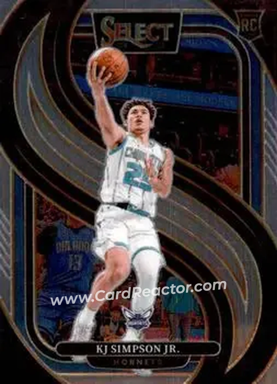 2024-25 Panini Select #193 - KJ Simpson Jr. - Charlotte Hornets - Front