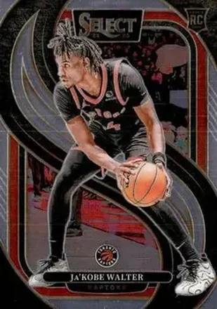 2024-25 Panini Select #195 - Ja'Kobe Walter - Toronto Raptors