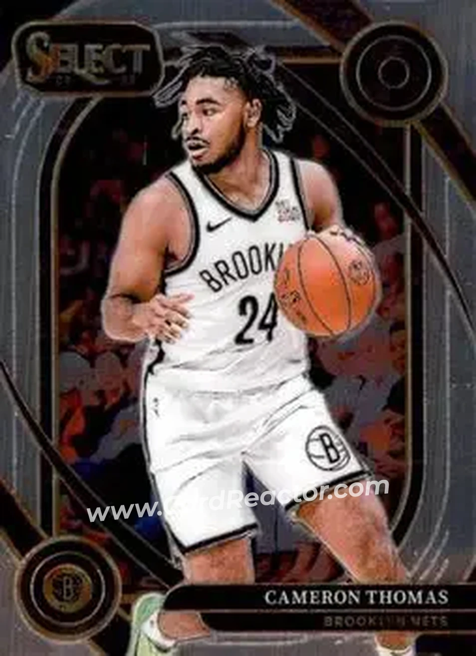 2024-25 Panini Select #225 - Cam Thomas - Brooklyn Nets - Front 2024-25 Panini Select #225 - Cam Thomas - Brooklyn Nets - Front