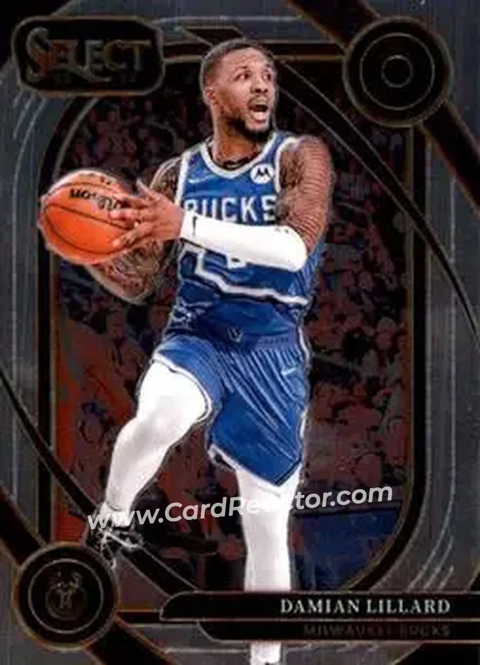 2024-25 Panini Select #227 - Damian Lillard - Milwaukee Bucks - Front 2024-25 Panini Select #227 - Damian Lillard - Milwaukee Bucks - Front