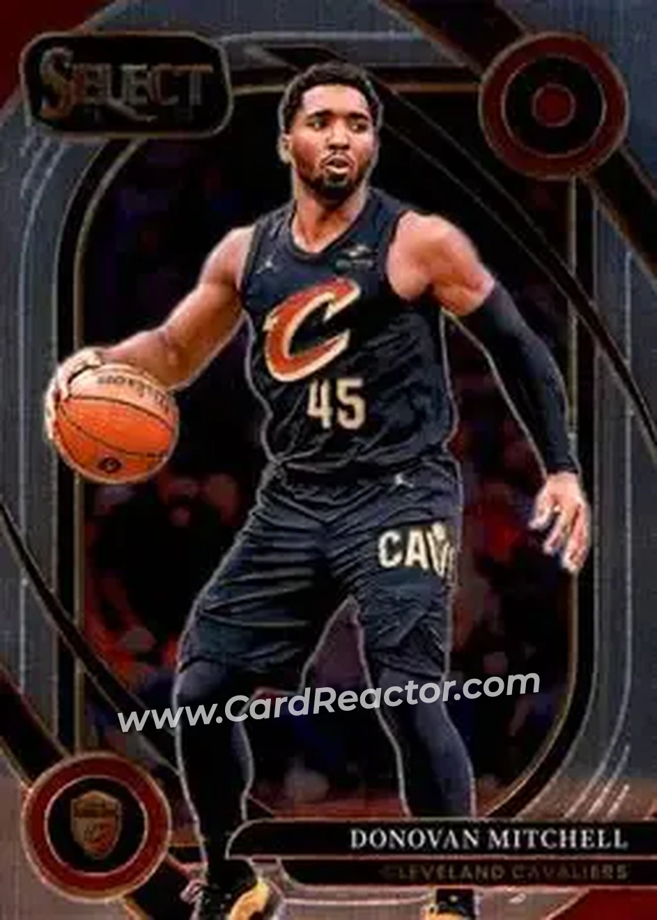 2024-25 Panini Select #261 - Donovan Mitchell - Cleveland Cavaliers - Front