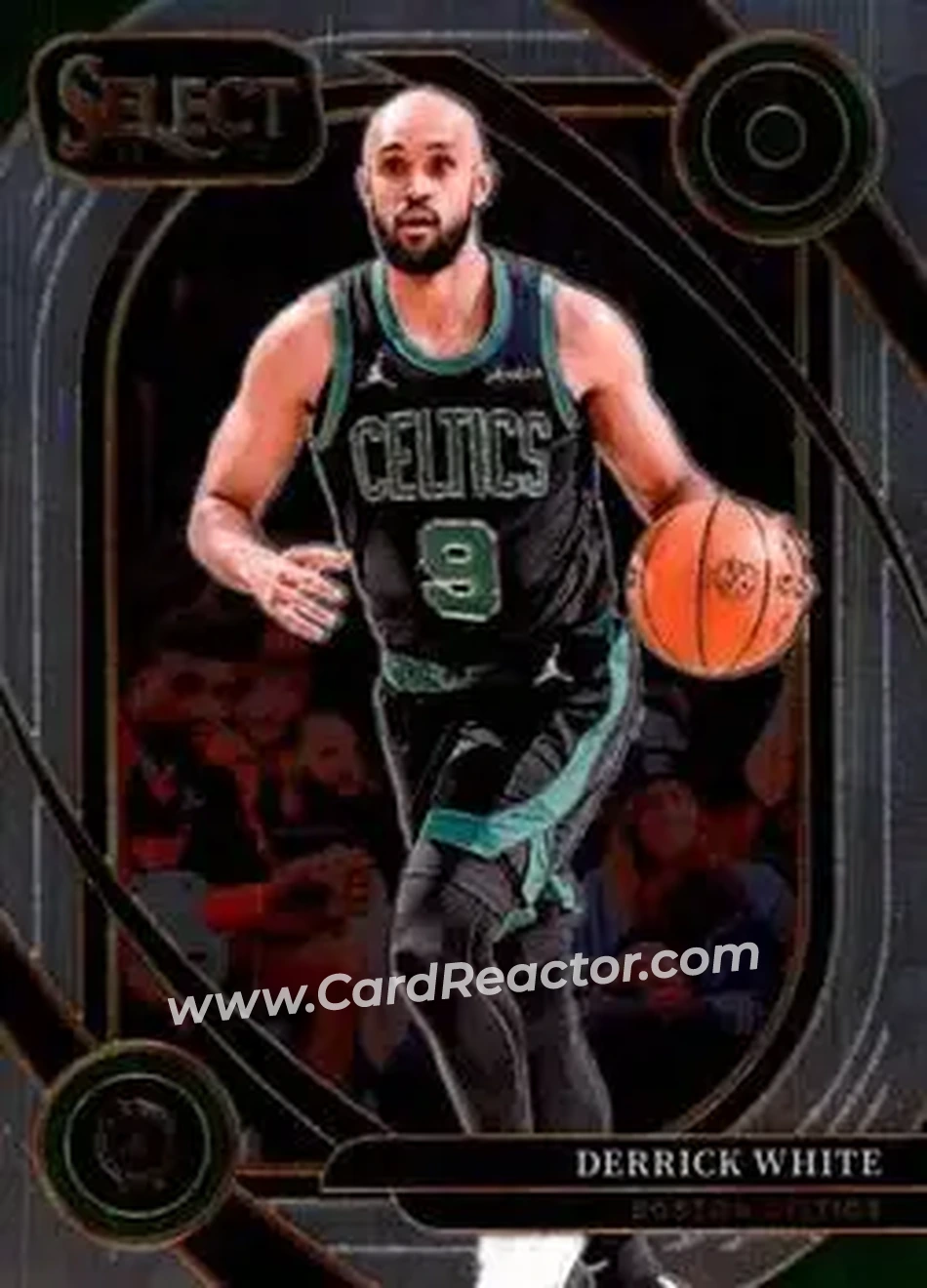 2024-25 Panini Select #264 - Derrick White - Boston Celtics - Front 2024-25 Panini Select #264 - Derrick White - Boston Celtics - Front