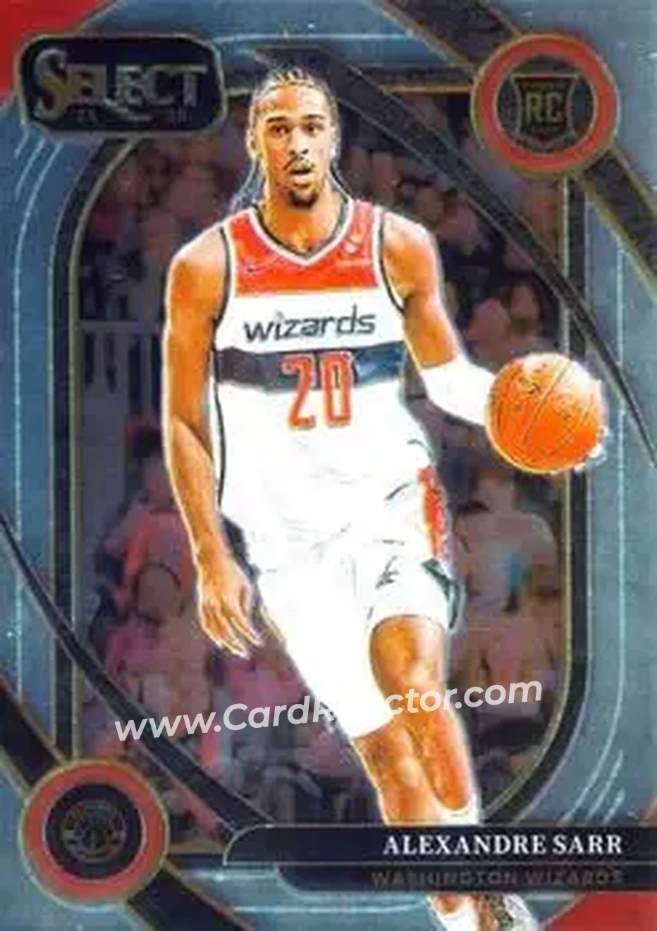2024-25 Panini Select #274 - Alex Sarr - Washington Wizards - Front 2024-25 Panini Select #274 - Alex Sarr - Washington Wizards - Front