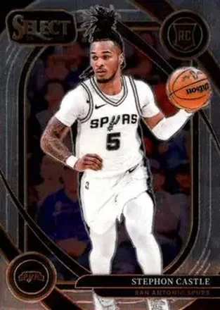 2024-25 Panini Select #292 - Stephon Castle - San Antonio Spurs