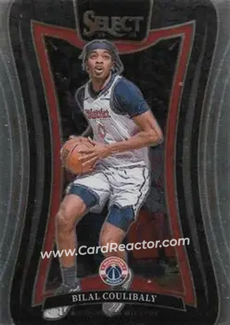 2024-25 Panini Select #328 - Bilal Coulibaly - Washington Wizards - Front 2024-25 Panini Select #328 - Bilal Coulibaly - Washington Wizards - Front
