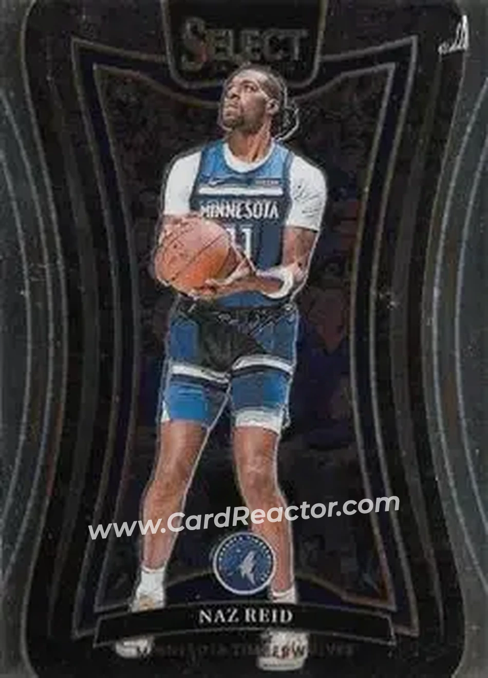 2024-25 Panini Select #331 - Naz Reid - Minnesota Timberwolves - Front 2024-25 Panini Select #331 - Naz Reid - Minnesota Timberwolves - Front