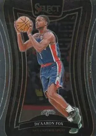2024-25 Panini Select #336 - De'Aaron Fox - San Antonio Spurs