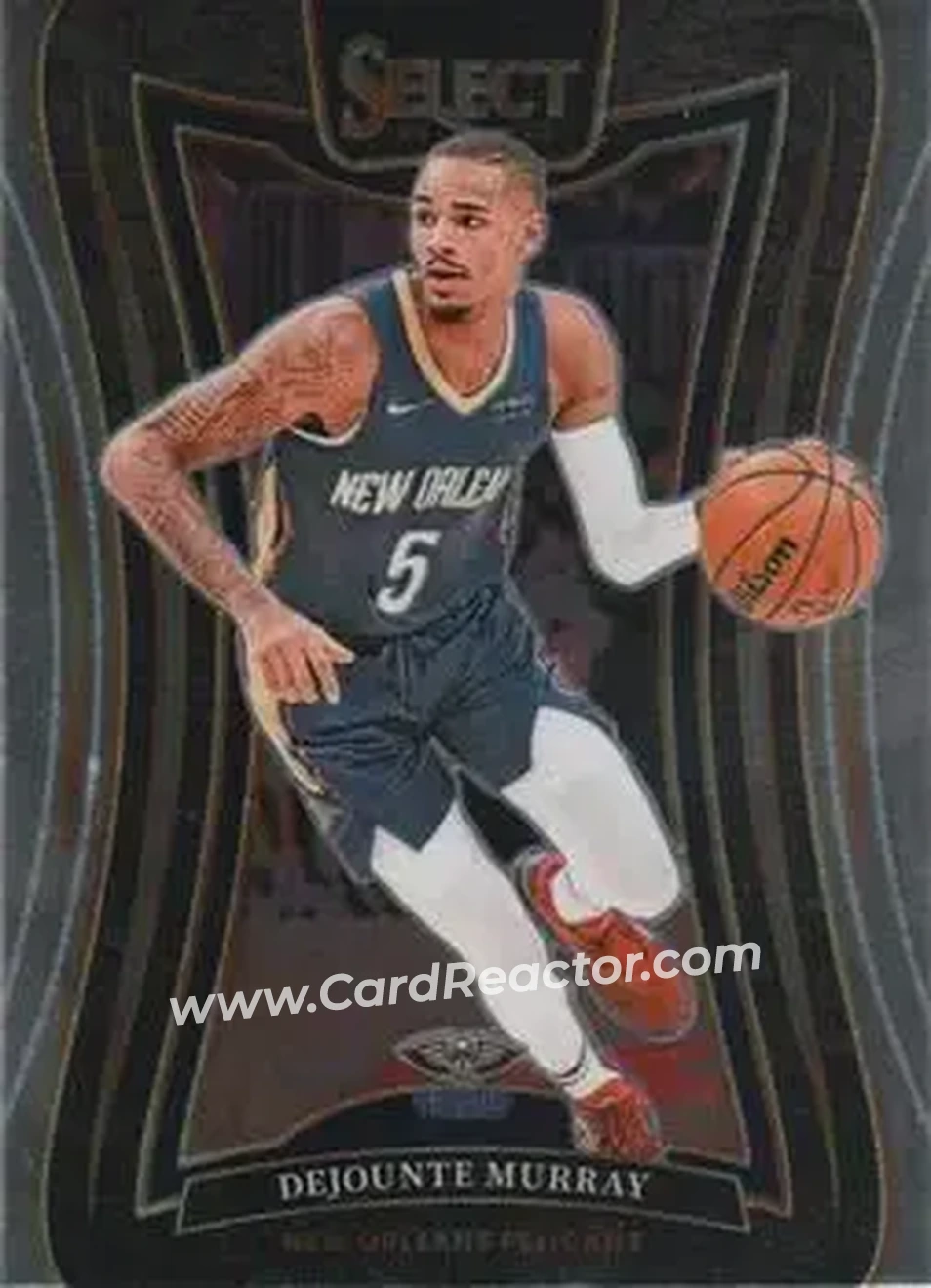 2024-25 Panini Select #353 - Dejounte Murray - New Orleans Pelicans - Front
