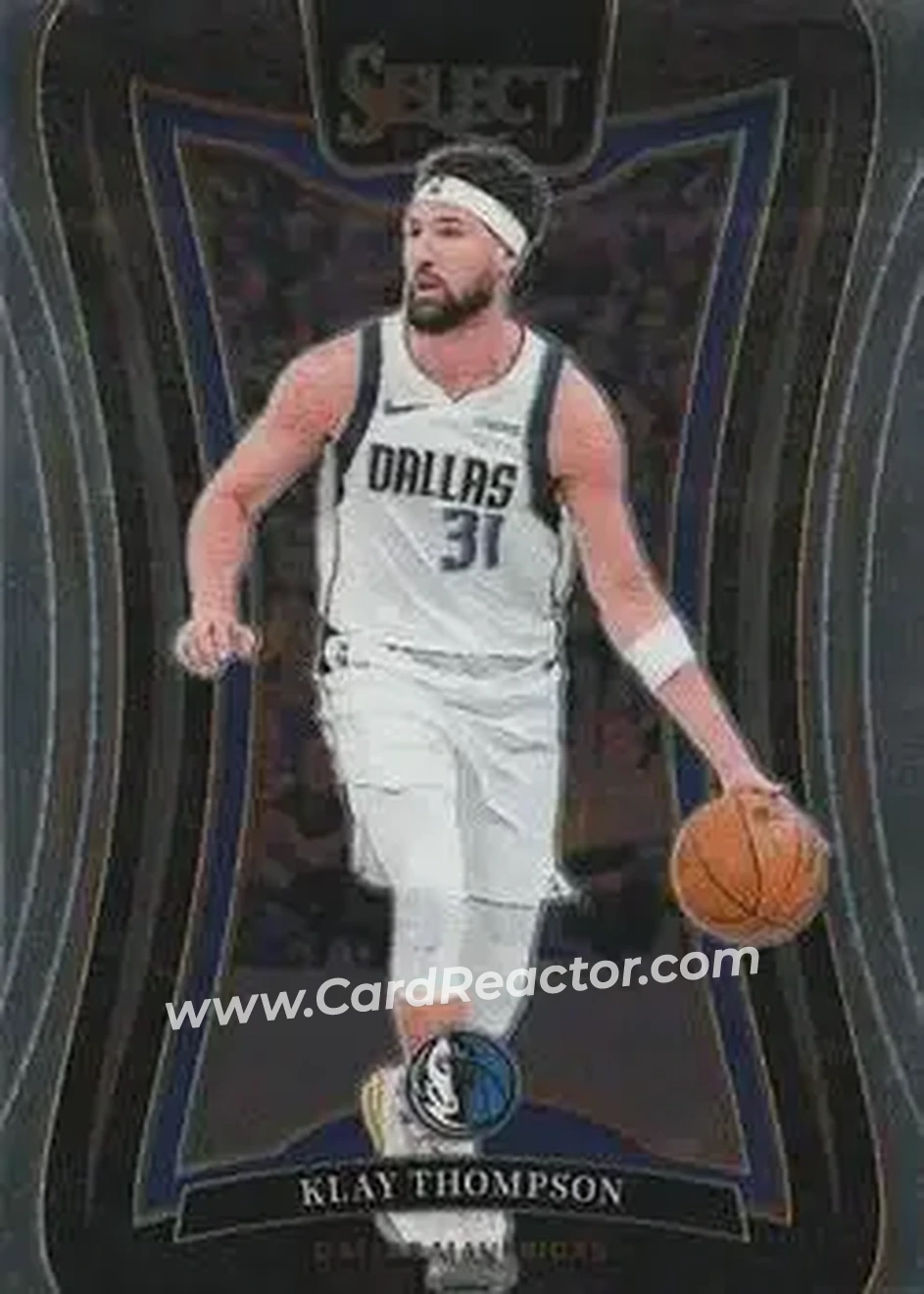 2024-25 Panini Select #360 - Klay Thompson - Dallas Mavericks - Front 2024-25 Panini Select #360 - Klay Thompson - Dallas Mavericks - Front