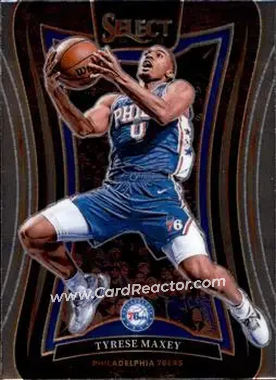 2024-25 Panini Select #364 - Tyrese Maxey - Philadelphia 76ers - Front