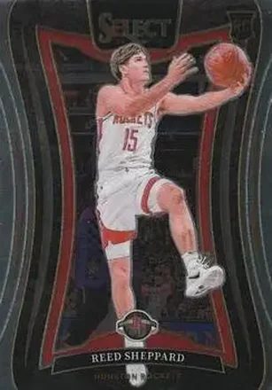 2024-25 Panini Select #366 - Reed Sheppard - Houston Rockets 2024-25 Panini Select #366 - Reed Sheppard - Houston Rockets