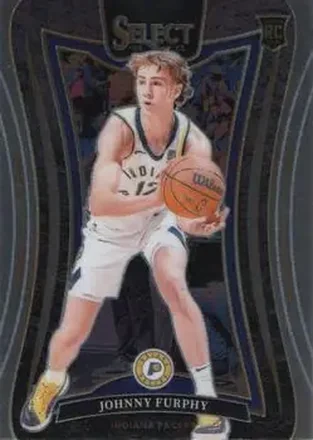 2024-25 Panini Select #367 - Johnny Furphy - Indiana Pacers