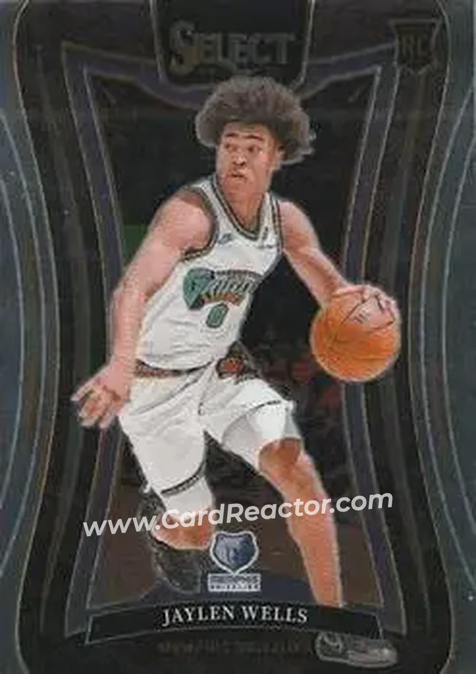 2024-25 Panini Select #371 - Jaylen Wells - Memphis Grizzlies - Front
