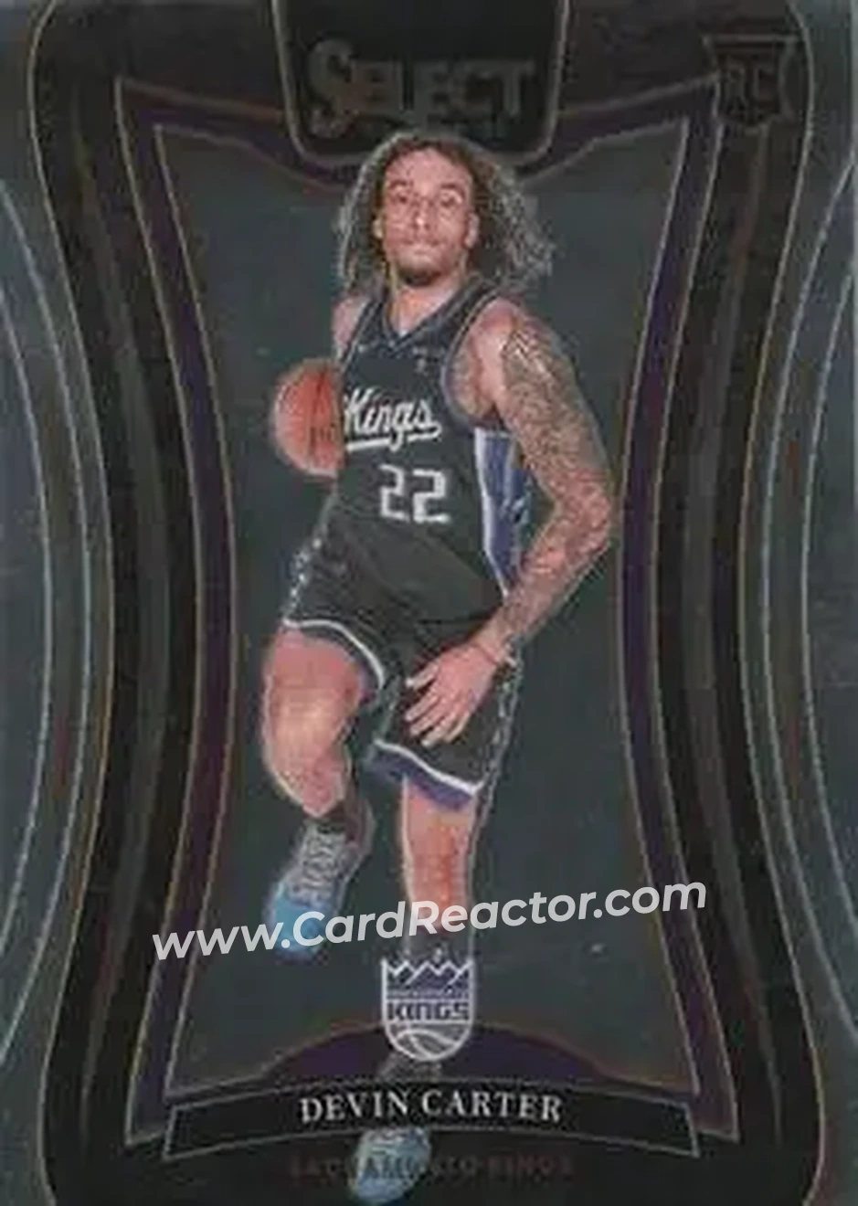 2024-25 Panini Select #381 - Devin Carter - Sacramento Kings - Front
