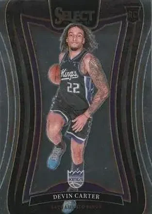 2024-25 Panini Select #381 - Devin Carter - Sacramento Kings