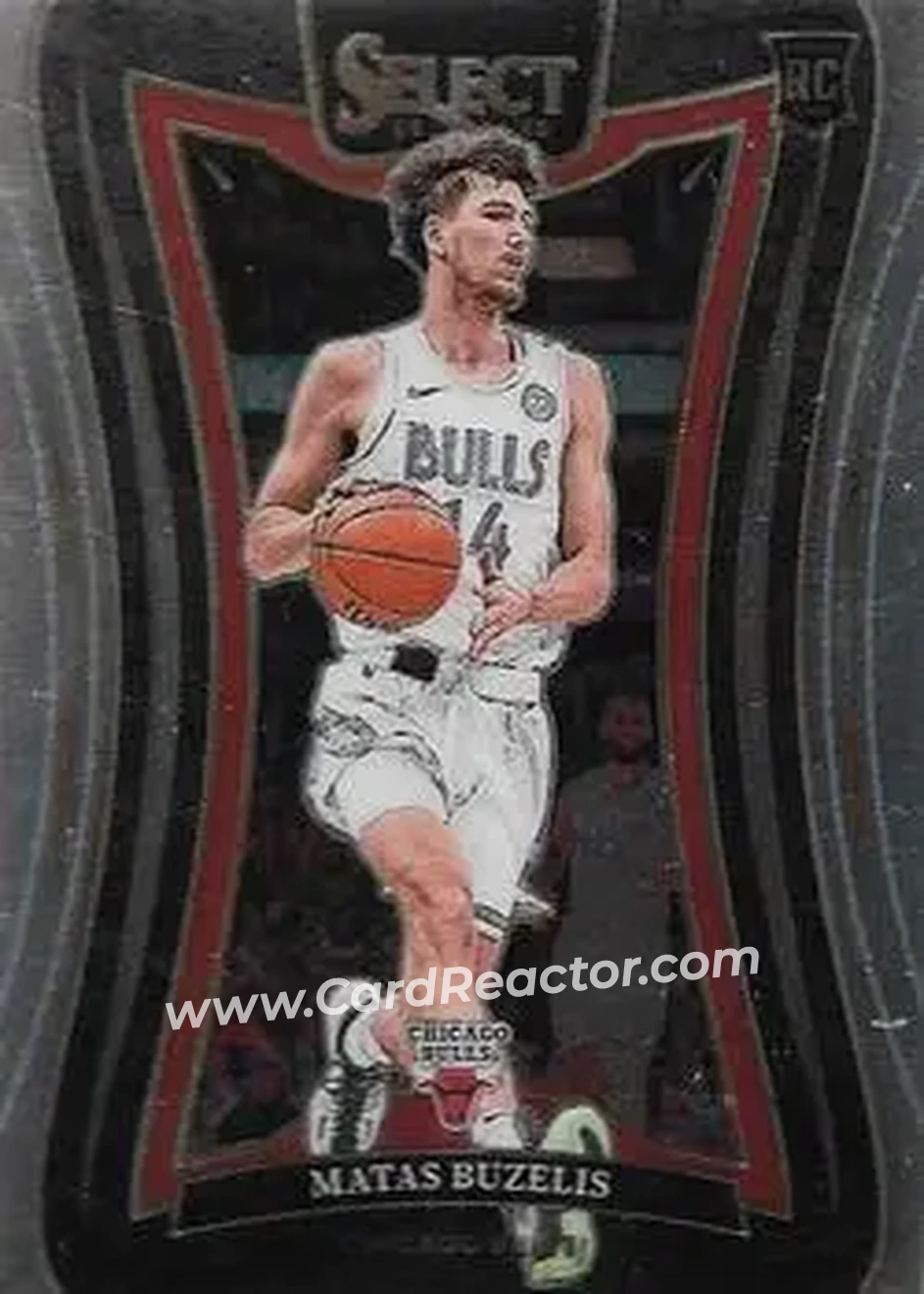 2024-25 Panini Select #384 - Matas Buzelis - Chicago Bulls - Front 2024-25 Panini Select #384 - Matas Buzelis - Chicago Bulls - Front