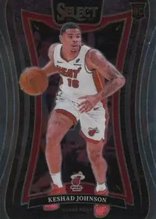 2024-25 Panini Select #387 - Keshad Johnson - Miami Heat 2024-25 Panini Select #387 - Keshad Johnson - Miami Heat