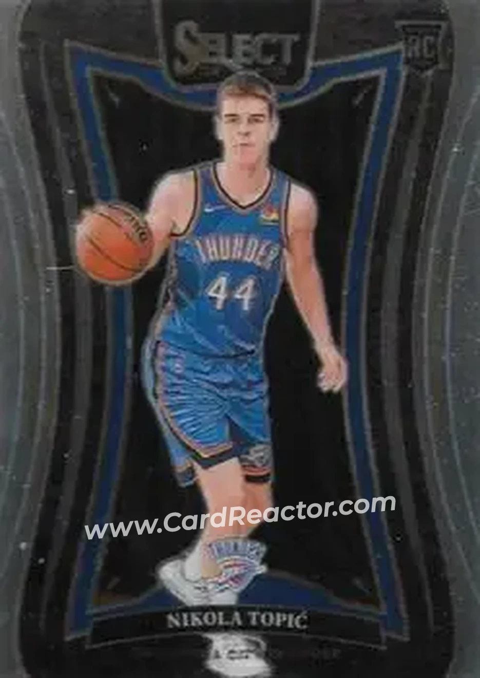 2024-25 Panini Select #396 - Nikola Topić - Oklahoma City Thunder - Front 2024-25 Panini Select #396 - Nikola Topić - Oklahoma City Thunder - Front
