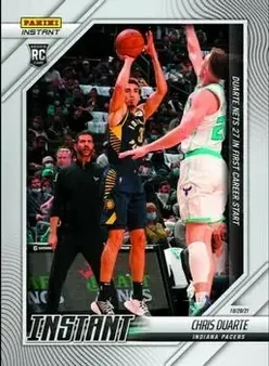 2021-22 Panini Instant NBA #4 - Chris Duarte - Indiana Pacers 2021-22 Panini Instant NBA #4 - Chris Duarte - Indiana Pacers