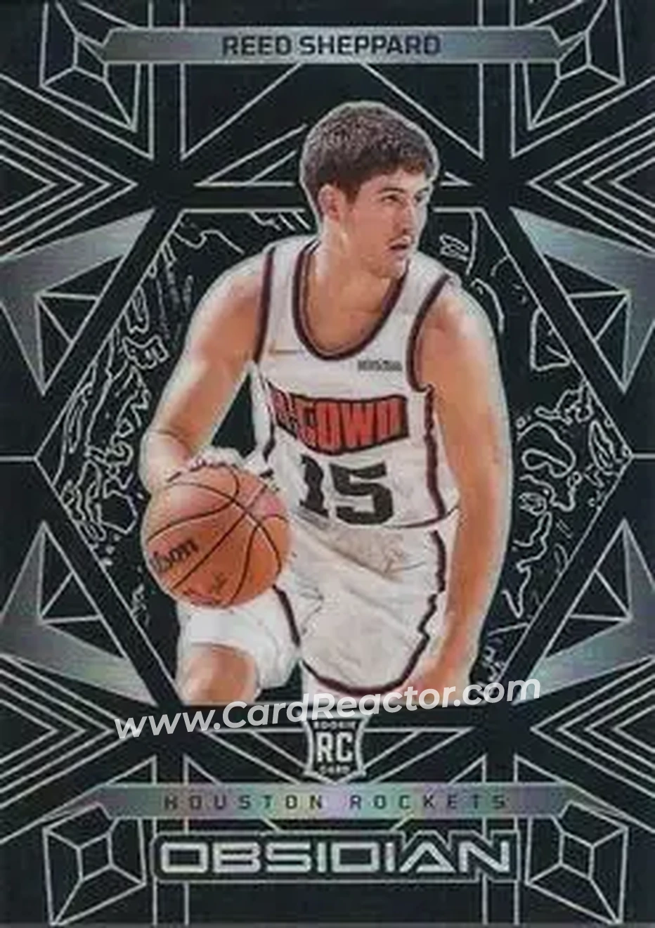 2024-25 Panini Obsidian #160 - Reed Sheppard - Houston Rockets - Front