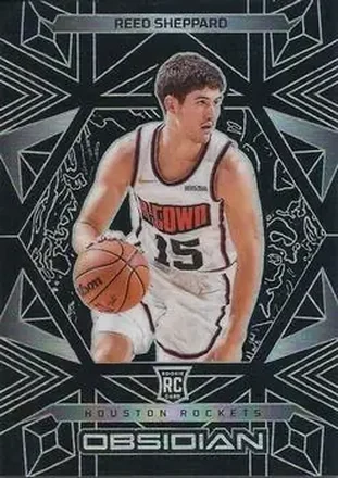 2024-25 Panini Obsidian #160 - Reed Sheppard - Houston Rockets 2024-25 Panini Obsidian #160 - Reed Sheppard - Houston Rockets