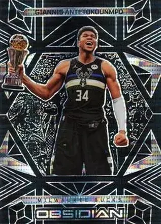2024-25 Panini Obsidian #183 - Giannis Antetokounmpo - Milwaukee Bucks 2024-25 Panini Obsidian #183 - Giannis Antetokounmpo - Milwaukee Bucks