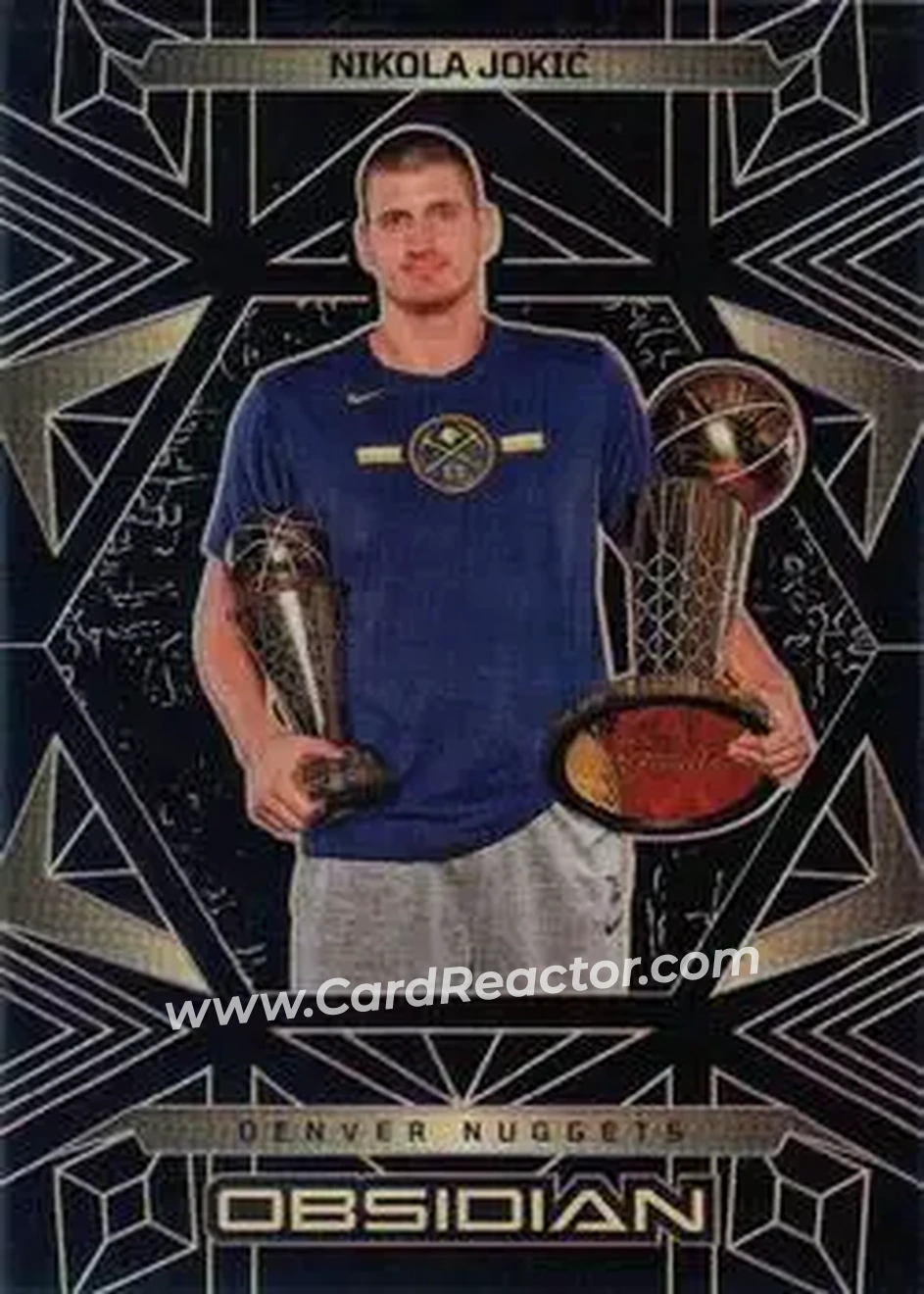 2024-25 Panini Obsidian #184 - Nikola Jokić - Denver Nuggets - Front 2024-25 Panini Obsidian #184 - Nikola Jokić - Denver Nuggets - Front