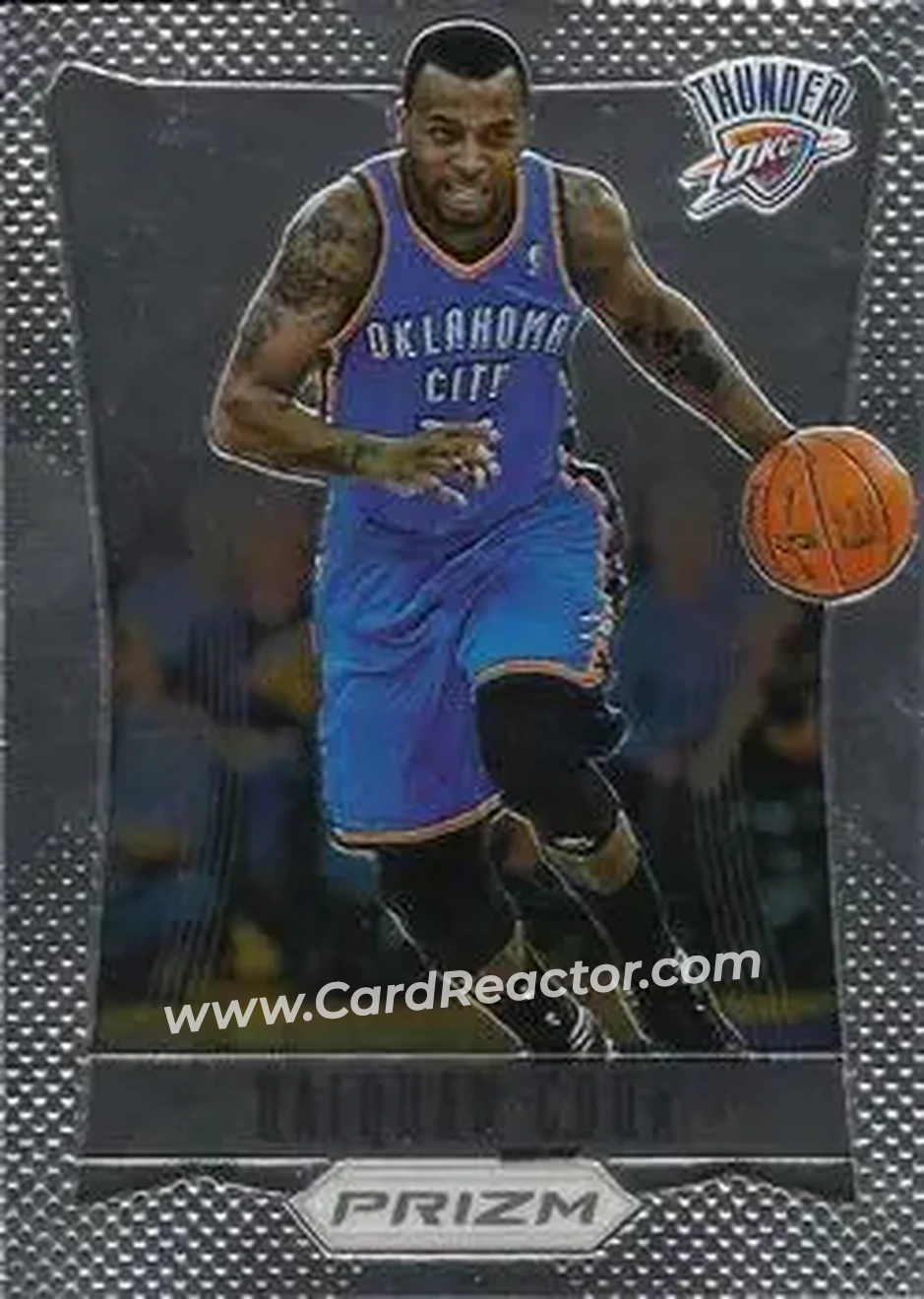 2012-13 Panini Prizm #127 - Daequan Cook - Oklahoma City Thunder - Front 2012-13 Panini Prizm #127 - Daequan Cook - Oklahoma City Thunder - Front