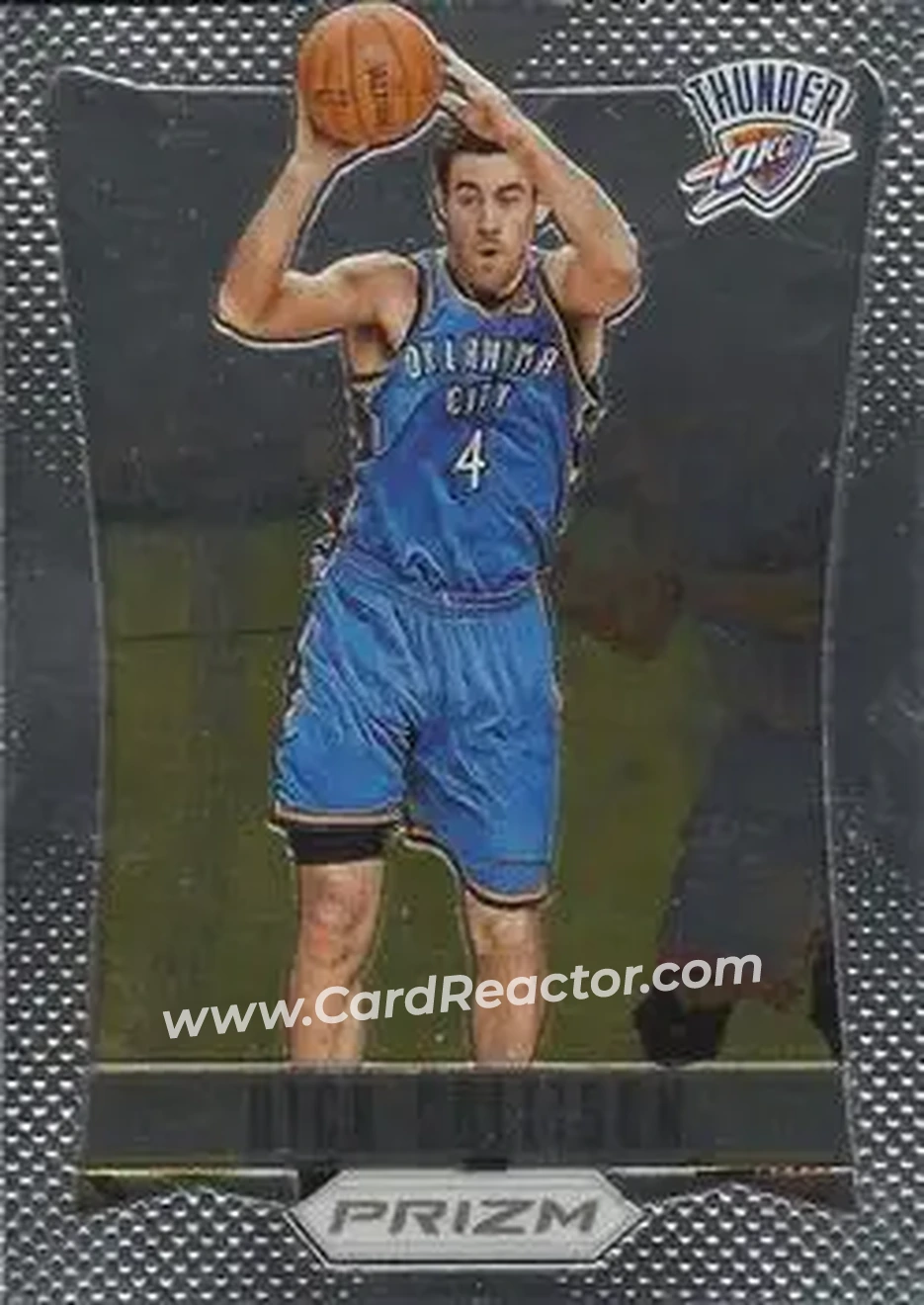2012-13 Panini Prizm #134 - Nick Collison - Oklahoma City Thunder - Front 2012-13 Panini Prizm #134 - Nick Collison - Oklahoma City Thunder - Front