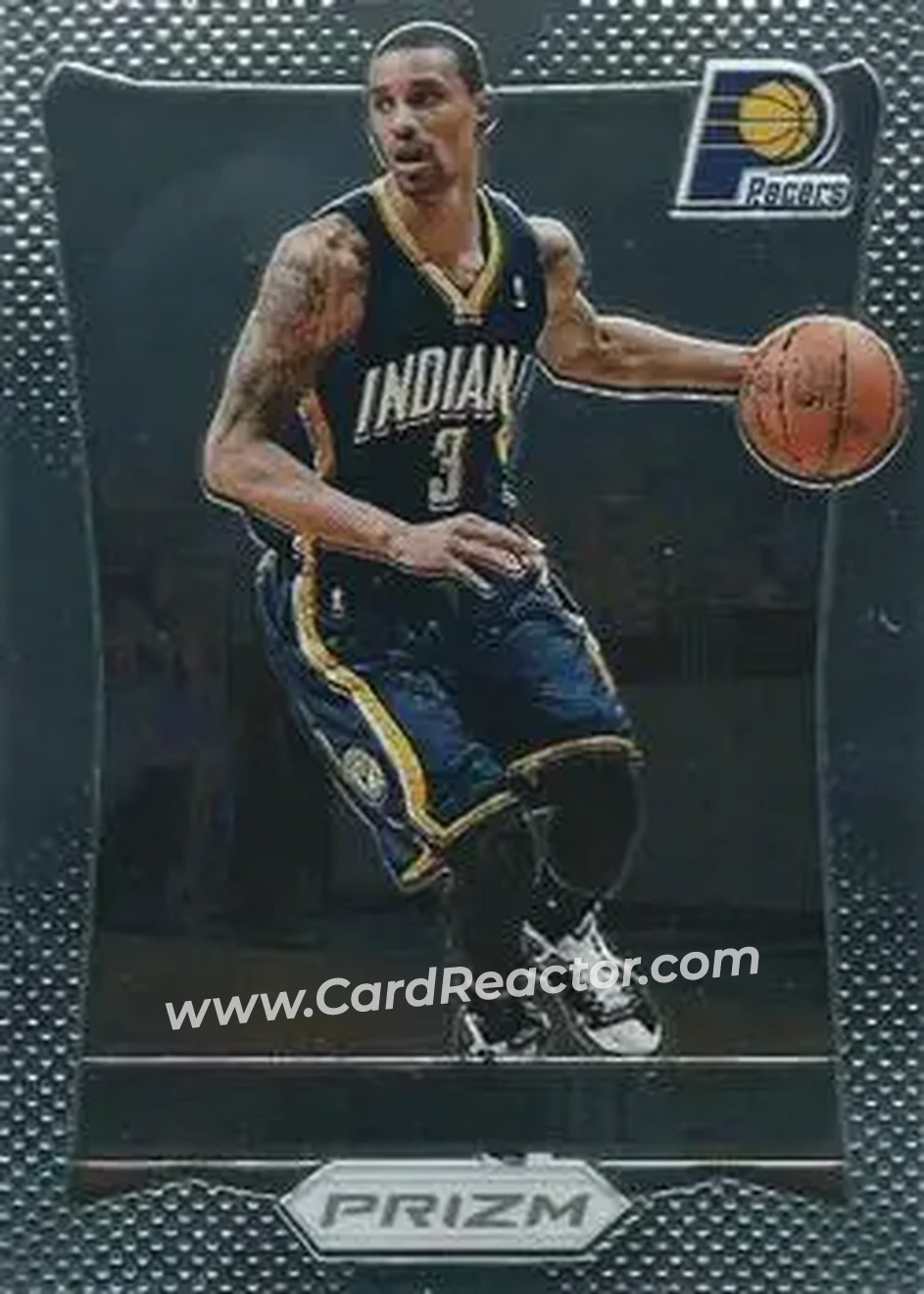 2012-13 Panini Prizm #140 - George Hill - Indiana Pacers - Front 2012-13 Panini Prizm #140 - George Hill - Indiana Pacers - Front