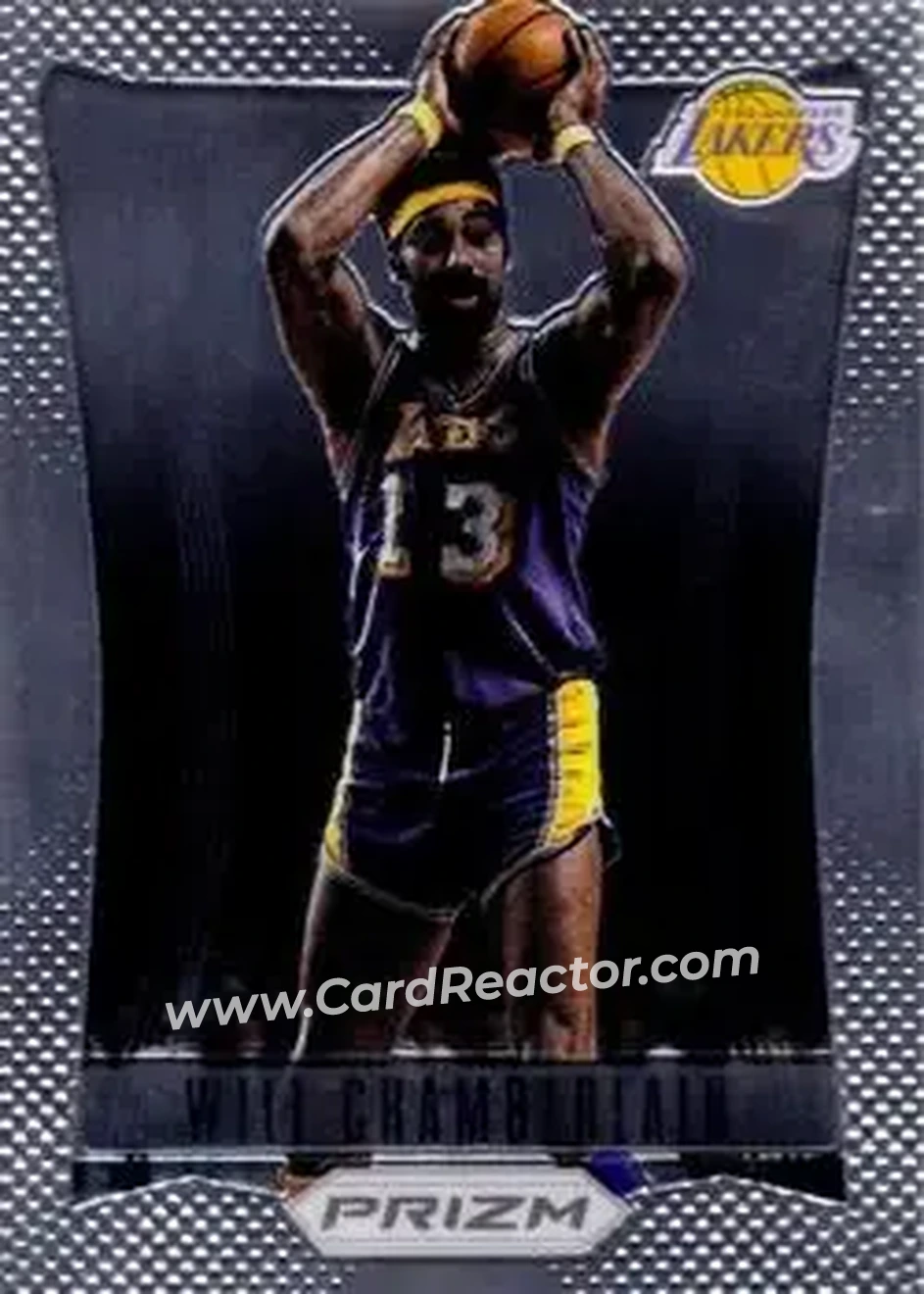 2012-13 Panini Prizm #151 - Wilt Chamberlain - Los Angeles Lakers - Front