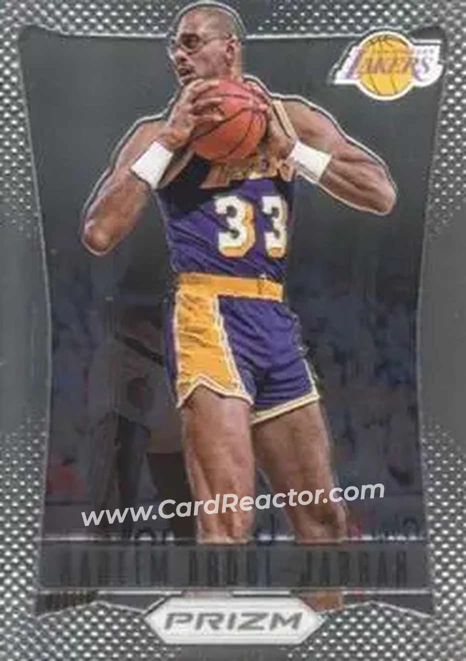 2012-13 Panini Prizm #159 - Kareem Abdul-Jabbar - Los Angeles Lakers - Front