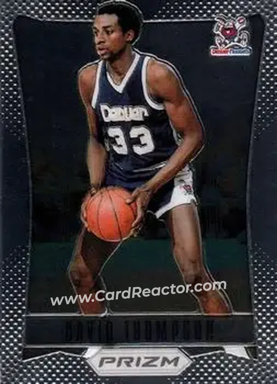 2012-13 Panini Prizm #161 - David Thompson - Denver Nuggets - Front 2012-13 Panini Prizm #161 - David Thompson - Denver Nuggets - Front