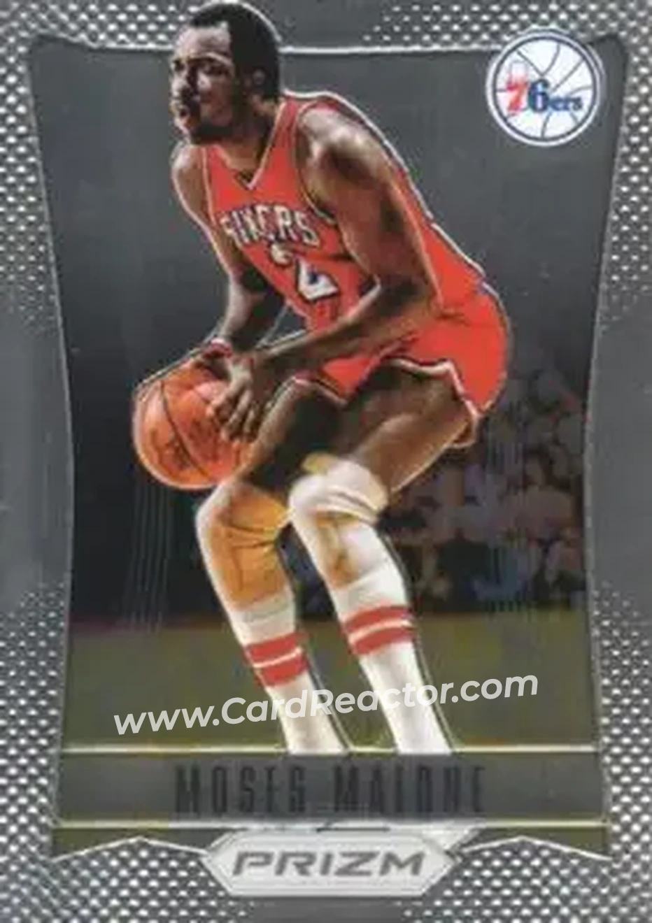 2012-13 Panini Prizm #169 - Moses Malone - Philadelphia 76ers - Front