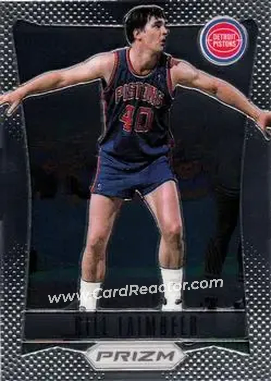 2012-13 Panini Prizm #183 - Bill Laimbeer - Detroit Pistons - Front