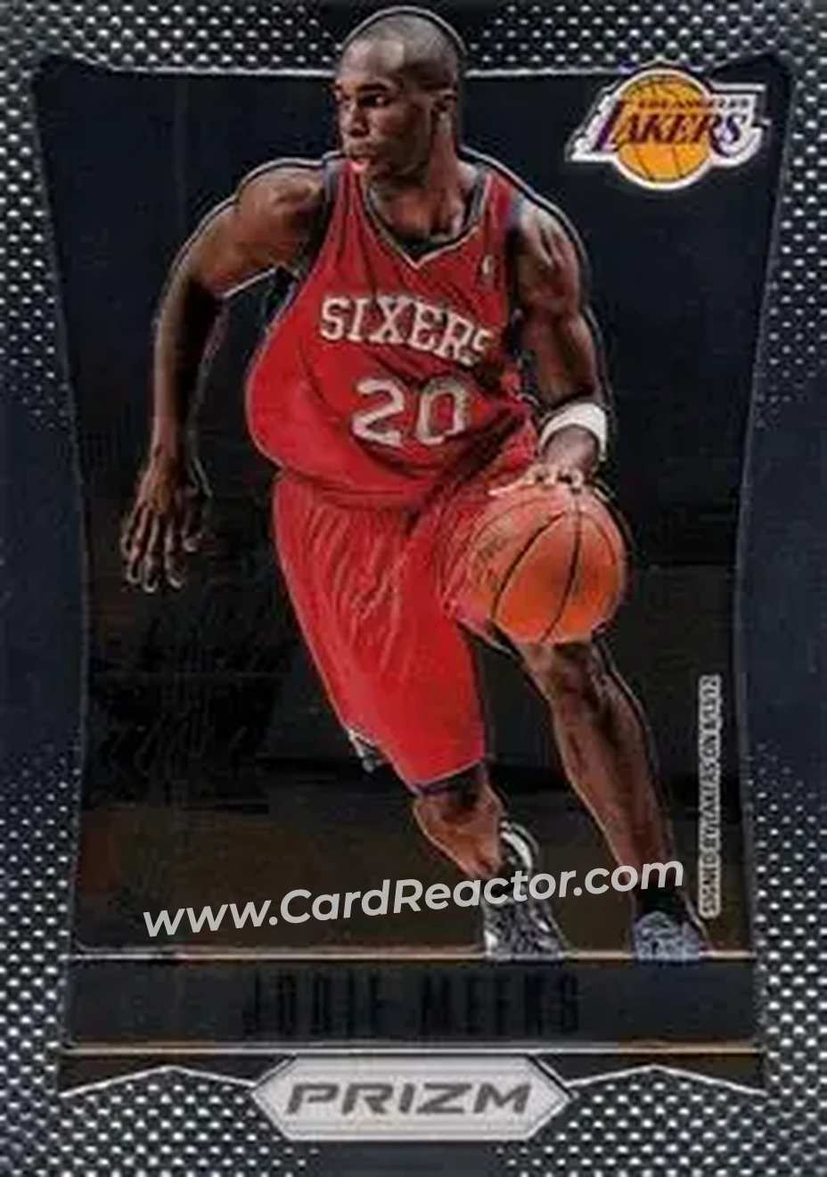 2012-13 Panini Prizm #103 - Jodie Meeks - Los Angeles Lakers - Front 2012-13 Panini Prizm #103 - Jodie Meeks - Los Angeles Lakers - Front