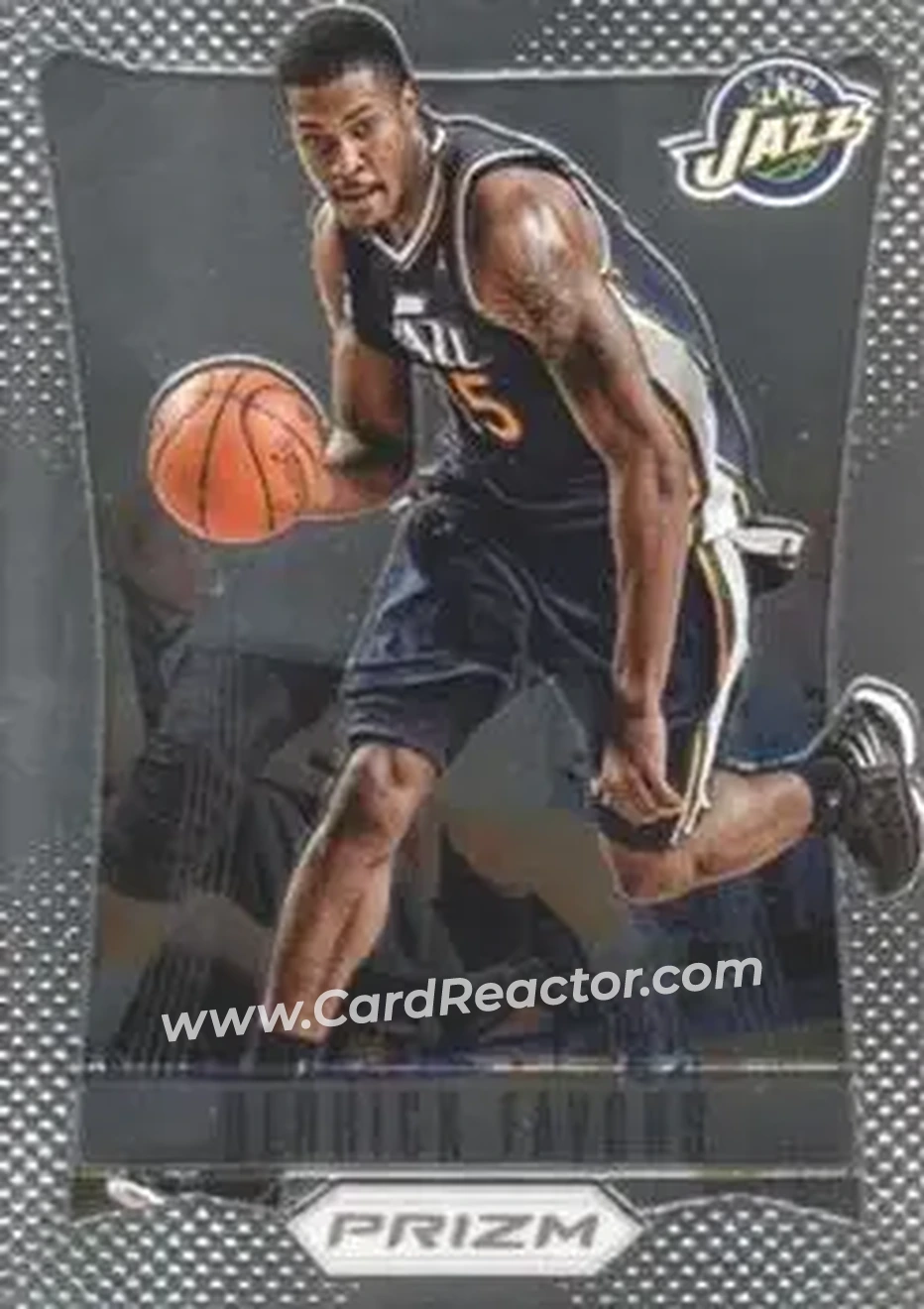 2012-13 Panini Prizm #105 - Derrick Favors - Utah Jazz - Front