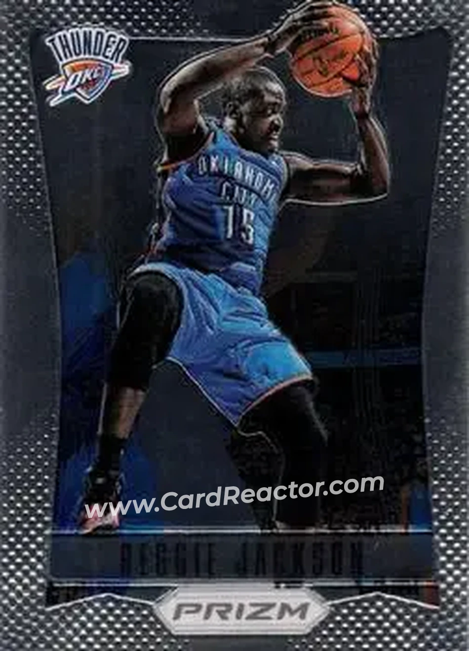 2012-13 Panini Prizm #210 - Reggie Jackson - Oklahoma City Thunder - Front