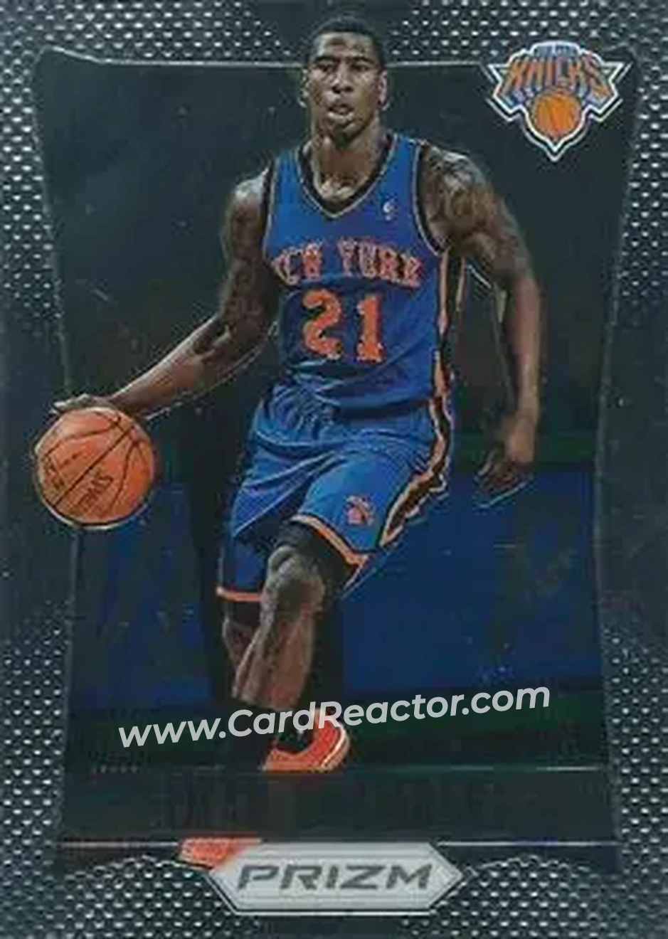 2012-13 Panini Prizm #217 - Iman Shumpert - New York Knicks - Front 2012-13 Panini Prizm #217 - Iman Shumpert - New York Knicks - Front