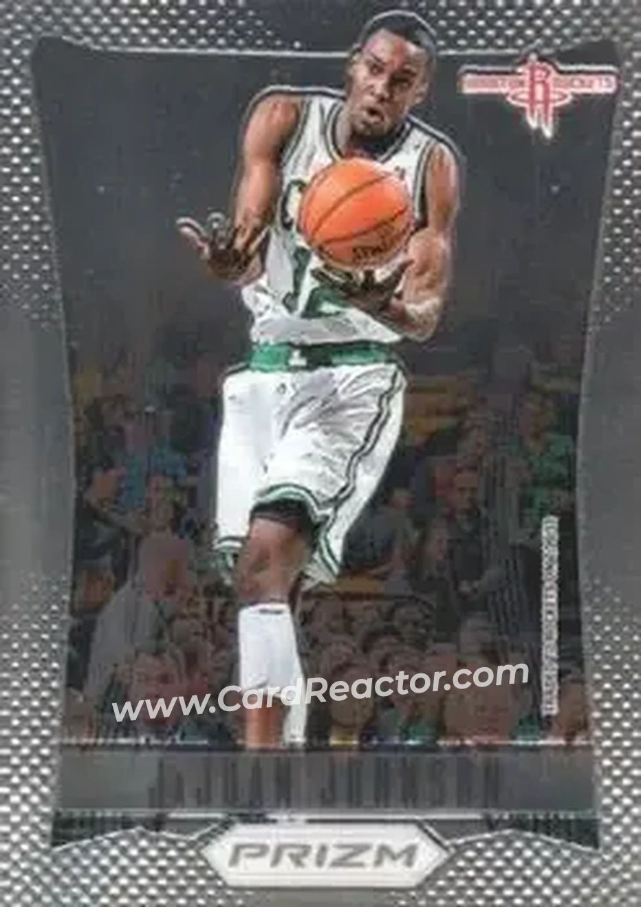 2012-13 Panini Prizm #228 - JaJuan Johnson - Houston Rockets - Front 2012-13 Panini Prizm #228 - JaJuan Johnson - Houston Rockets - Front