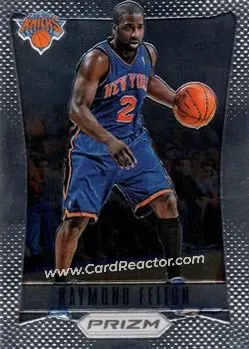 2012-13 Panini Prizm #142 - Raymond Felton - New York Knicks - Front 2012-13 Panini Prizm #142 - Raymond Felton - New York Knicks - Front